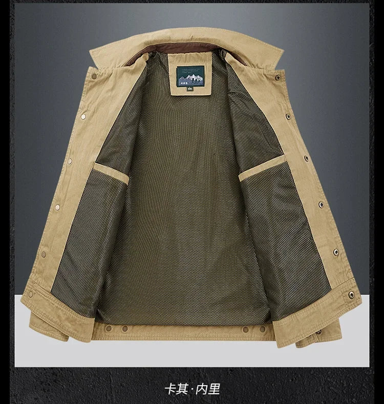 Cappotto Giacca da baseball Abbigliamento da uomo Giacca calda antivento Giacche da uomo Semplice giacca bomber da uomo in stile britannico Cargo di nuova moda