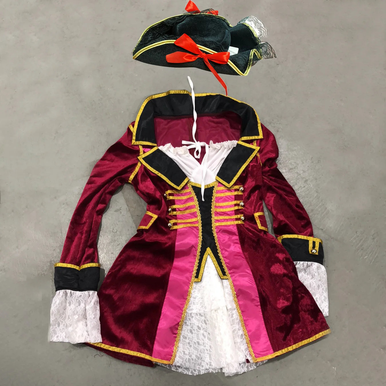 Costumi di Halloween Costume da pirata medievale per donna sexy S-XL Costume da caraibico vichingo Cosplay Carnevale Festival Party Halloween Outfit