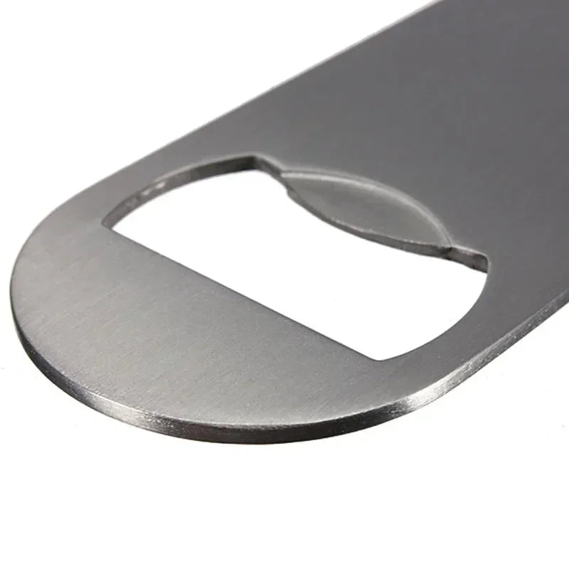 Mini durevole apribottiglie per birra utensile da cucina con lama per barra di rimozione apribottiglie piatto in acciaio inossidabile