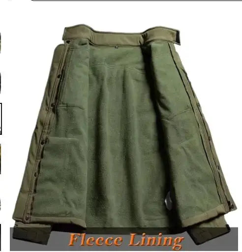 Giacche tattiche uomo pelle di squalo giacca militare Soft Shell impermeabile in pile antivento caldo moto Multi-tasche cappotti militari