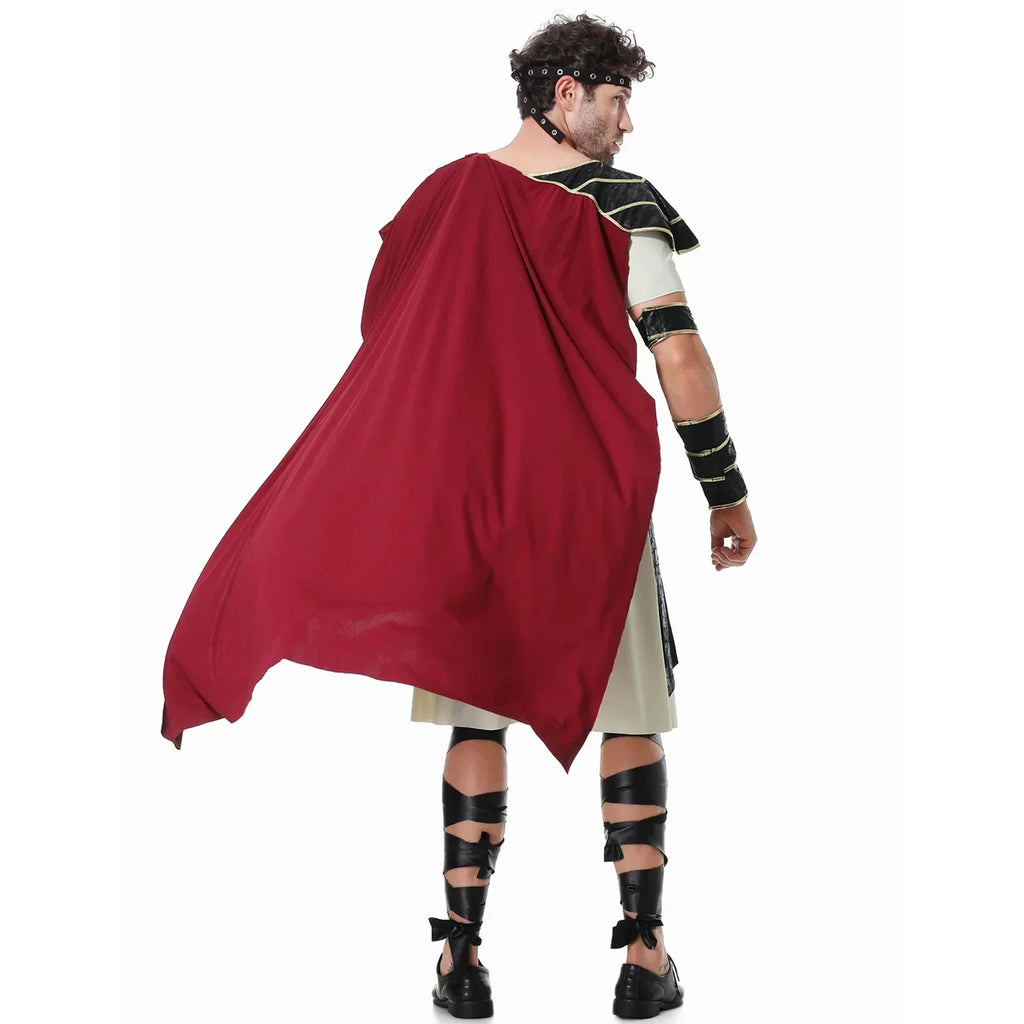 Costume di Halloween de Cosplay Meddiéval pour Homme et Femme, Déguisement de Spartiate, Kokor, Gladiatore, alier orale Royal