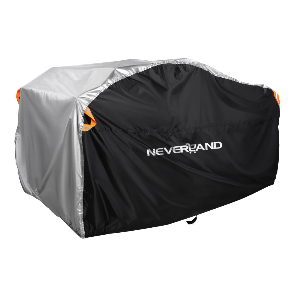 Quad Bike ATV 4x4 Moto Bike Cover Universale Impermeabile Pioggia Moto Veicolo Scooter Kart Moto Coperture Striscia Riflettente D