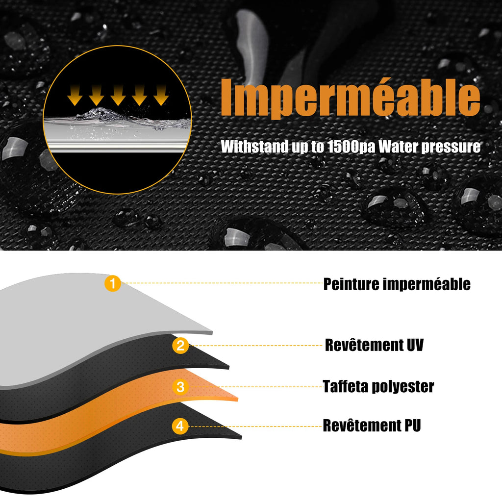 Quad Bike ATV 4x4 Moto Bike Cover Universale Impermeabile Pioggia Moto Veicolo Scooter Kart Moto Coperture Striscia Riflettente D