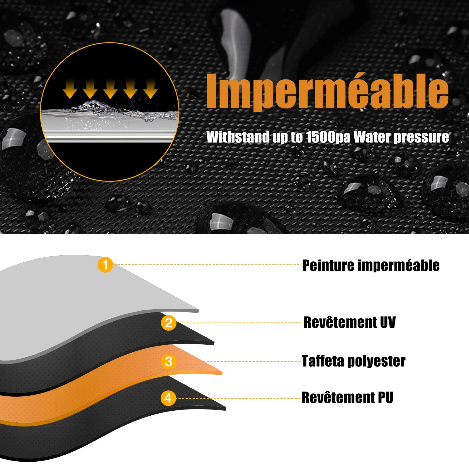 Quad Bike ATV 4x4 Moto Bike Cover Universale Impermeabile Pioggia Moto Veicolo Scooter Kart Moto Coperture Striscia Riflettente D